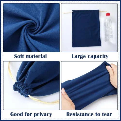 Miniatura 2 de Kingdder 6 bolsas de almacenamiento de juguetes de microfibra con cordón de microfibra para adultos, bolsas de regalo para el día de San Valentín