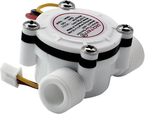 Miniatura 6 de DIGITEN G3/8 Sensor de flujo de agua Bruja, medidor de flujo de efecto Hall Medidor de fluido líquido Sensor Sensor Medidor de flujo 0.3-10L/min