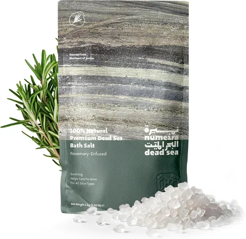Miniatura 12 de Sales del Mar Muerto para remojar, relajante baño de sal marina para rejuvenecimiento corporal, sales minerales naturales, sal gruesa del mar
