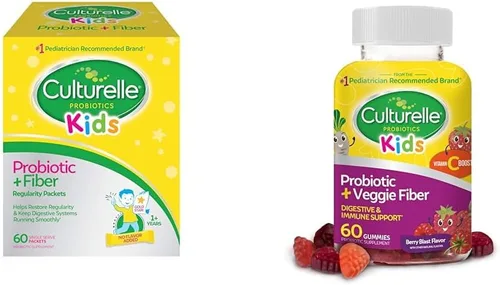Miniatura 8 de Culturelle Paquetes de probióticos para niños (mayores de 3 años), 24 unidades y gomitas probióticas diarias (mayores de 3 años), 60