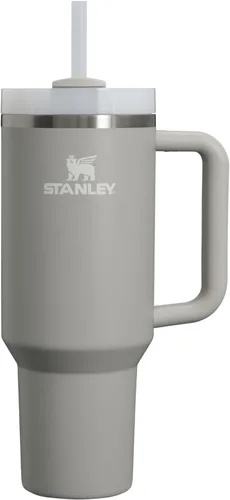 Miniatura 122 de Stanley Quencher H2.0 - Vaso de acero inoxidable con asa, pajilla y tapa FlowState giratoria de 3 posiciones; aislamiento térmico, sin BPA; apto