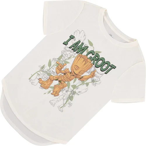 Miniatura 6 de Marvel Camiseta para mujer Comics Groot Guardians of The Galaxy y SHIELD Groot con dobladillo curvado para mujer