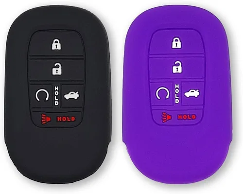 Miniatura 12 de Autobase Funda de silicona para llavero Honda Civic Accord HR-V CR-V Pilot Sport SI EX EX-L Touring 2022 2023 2024 2025 2026 Funda de protección