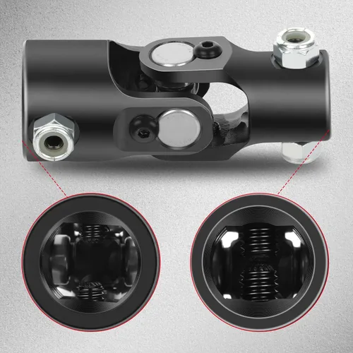 Miniatura 5 de CCIYU Juntas de dirección negras 1" DD a 3/4" DD U-Joint Eje 3.780 in