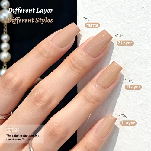 Miniatura 5 de OpenLive 18ml Esmalte de uñas desnudo de gran volumen, secado rápido, rosa claro, esmalte de uñas de secado rápido y larga duración, arte de uñas