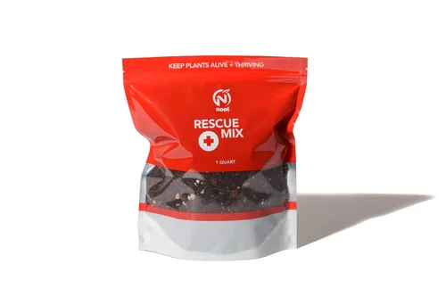 Noot Rooting Rescue Mix - 1 cuarto de galón - Chips de fibra de coco Fibras de fibra de coco Perlita gruesa - Tratamiento de pudrición de raíces -