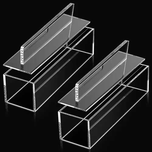 Zhehao Kit de 2 piezas de fabricación de sushi acrílico, molde de Musubi antiadherente, molde transparente para onigiri, moldeador de arroz para el