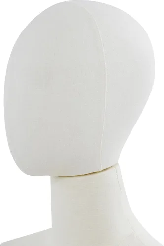 Miniatura 5 de Vestido de maniquí femenino de altura ajustable de 55 a 80 pulgadas, cuerpo de maniquí con soporte de metal (negro, 55-80 pulgadas)