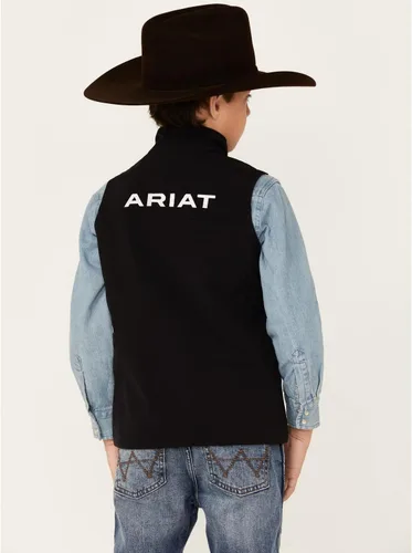 Miniatura 4 de Ariat Unisex Youth New Team Softshell Chaleco, Negro