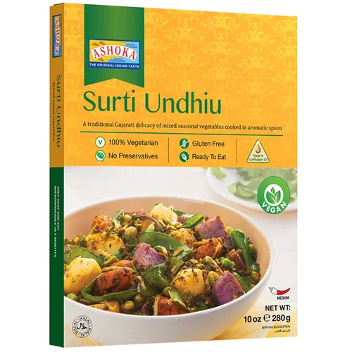 Miniatura 16 de Ashoka Comidas indias tradicionales 1932, curry de verduras mixtas veganas, platos principales listos para comer para microondas, Shahi Navratan