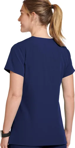 Miniatura 2 de Jockey Camisa médica cruzada con cuello en V WOV para mujer