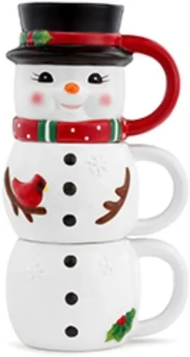 Miniatura 9 de Taza de muñeco de nieve de 16 oz Papá Noel