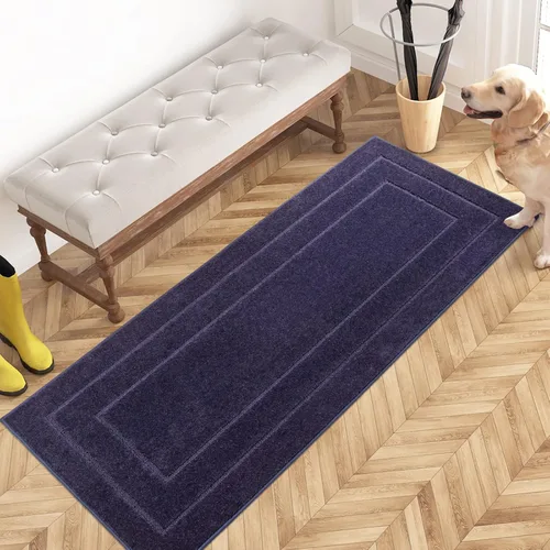 Miniatura 27 de PURRUGS Tapete para puerta que atrapa la suciedad, 20 x 31.5 pulgadas, antideslizante, lavable a máquina, tapete de entrada para perro, tapete