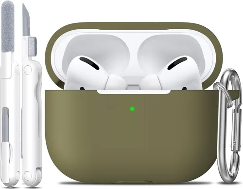 Miniatura 69 de Funda para AirPods con llavero, protección completa, de silicona, accesorios para AirPods, funda para hombres, mujeres y adolescentes, con estuche