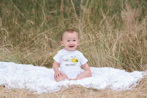 Miniatura 3 de 7 ate 9 Apparel Baby's Could I bee any cuter Onepiece