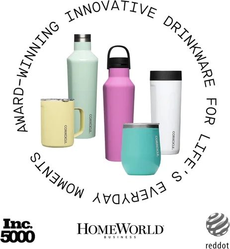 Miniatura 8 de Corkcicle Vaso de vino sin tallo, mantiene las bebidas frías durante 6 horas, acero inoxidable con triple aislamiento, base antideslizante, regalo