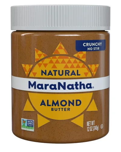 Miniatura 6 de Maranatha Mantequilla de Almendra Crujiente Natural, No Requiere Mezcla, Sin Azúcar ni Sal Añadida, Frasco de 12 Onzas