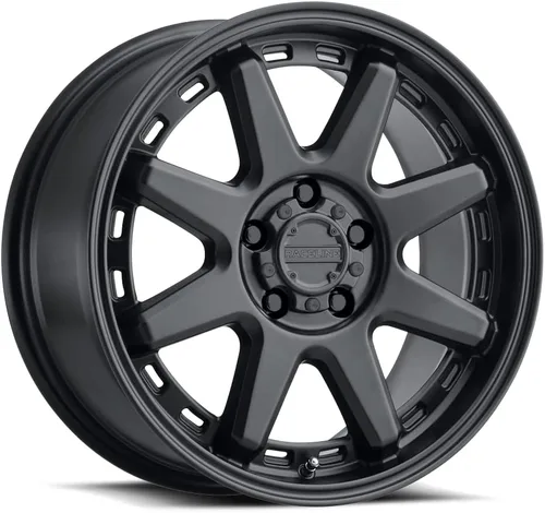 Ruedas Raceline 947B SCOUT Satin Black 15X8" 5X114.3 Patrón de pernos -24mm de desviación/(3.5"B/S) 8 radios de aluminio para automóvil de