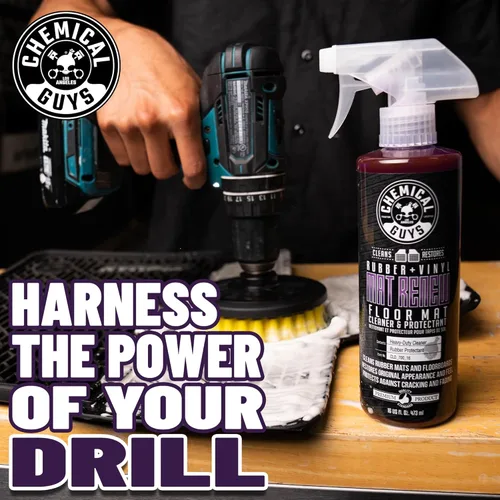 Miniatura 5 de Chemical Guys HOL70016 Kit de Limpieza de Tapetes para Trabajo Pesado con Mat Renew Limpiador y Protector de Tapetes de Goma + Vinilo