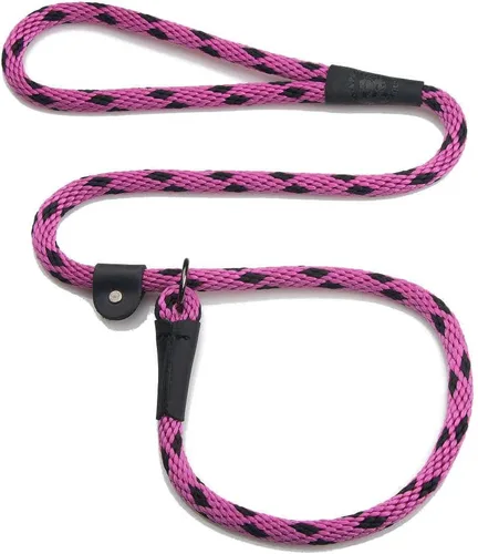 Miniatura 12 de Mendota - Correa deslizante para mascotas, combo de correa y collar para perro, fabricado en los Estados Unidos, amatista, 1/2 pulgadas x 4 pies