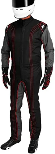 Miniatura 16 de K1 Race Gear CIK/FIA traje de competición de go kart, nivel 2, aprobado, 5XS, Anaranjado