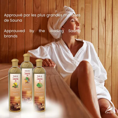 Miniatura 2 de Camylle - Sauna Fragrance Luxe - Fragancias a base de aceites esenciales puros y naturales para sauna - Energizante con aromas frescos y fascinantes