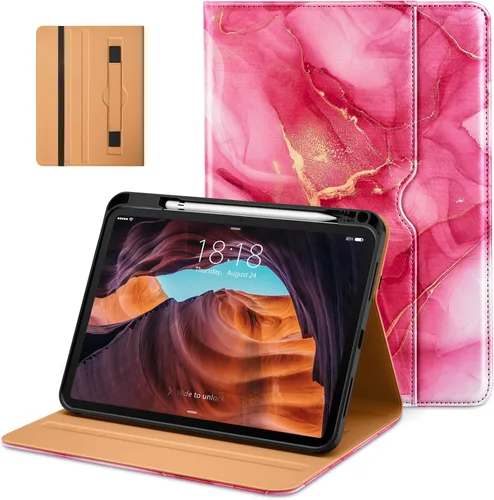 Miniatura 39 de DTTO Funda para iPad (A16) 11ª Generación de 11 Pulgadas 2025, Funda para iPad 10ª Generación de 10.9 Pulgadas 2022, Funda de Soporte Folio de Blanco