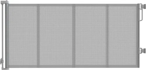Miniatura 28 de Reinforced 120" Extra Wide Retractable Baby Gates for Stairs, Mesh Saftey Gate for Pets, 10 Foot Retractable Dog Gate, No Drilling, One-Hand