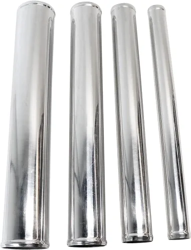 Miniatura 7 de Tubo de aluminio recto pulido, OD 3 pulgadas (76 mm), longitud 18.00 pulgadas (457 mm) Tubo de admisión Tubo universal sin costuras redondo