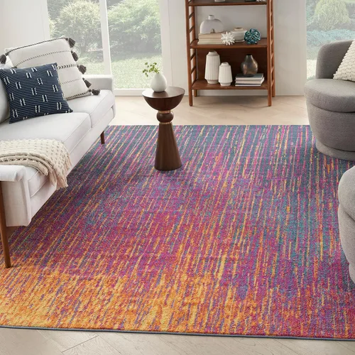 Miniatura 30 de Nourison Passion Abstract - Alfombra de 2 pies 2 pulgadas x 7 pies 6 pulgadas, fácil de limpiar, no se desprende, para dormitorio, sala de estar