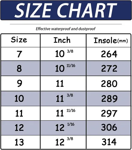 Miniatura 6 de CNSBOR Botas impermeables de goma aisladas para hombre, botas de lluvia de neopreno para exteriores