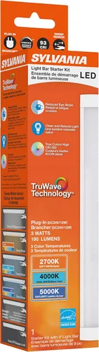 Miniatura 3 de Sylvania TruWave Natural Series Undercabinet AC100-120V 9 pulgadas. Barra de luz