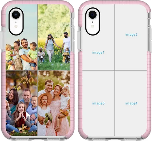 Miniatura 11 de Funda de teléfono personalizada para iPhone XR, diseño personalizado de fotos de collage de múltiples imágenes, resistente a los golpes, resistente