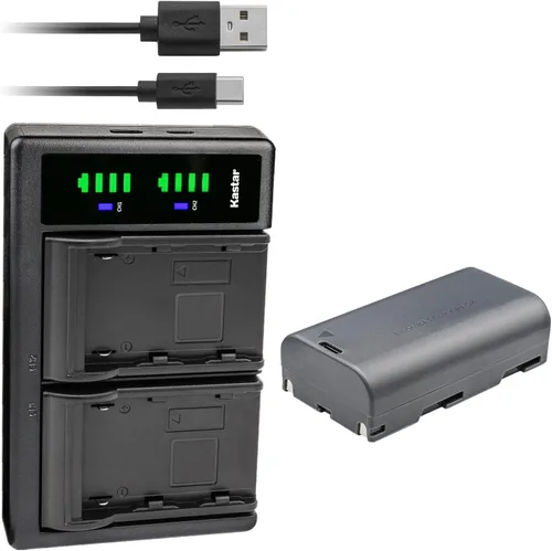 Miniatura 5 de Kastar Cargador de batería USB LTD2 compatible con Huepar 603CG/603CR, 603CG-BT 3D, 603BT-H 3D Bluetooth Conectividad Green Beam, DT03CG