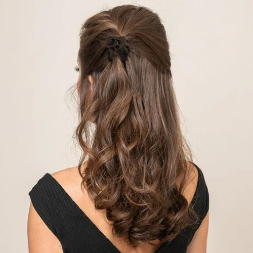 Miniatura 12 de 9 pinzas para el pelo de pulpo de 1.6 in, medianas y pequeñas, pinzas para el cabello ámbar Aceessories antideslizantes, agarres fuertes