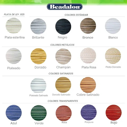 Miniatura 4 de Beadalon Alambre de cuentas de acero inoxidable de 7 hebras, alambre flexible y duradero para hacer joyas, ideal para collares y pulseras, Brillante