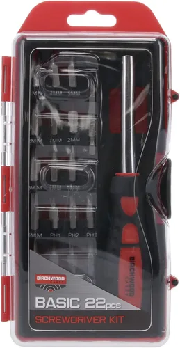 Miniatura 3 de BIRCHWOOD CASEY Kit de destornilladores básicos Juego de 22 llaves de armería duraderas y versátiles Estuche incluido
