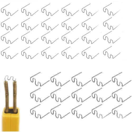 1000 piezas de grapas calientes varillas de soldadura para reparación de parachoques, alambre de soldadura para máquina de reparación, parachoques