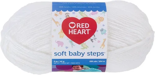 Miniatura 20 de Red Heart Soft Baby Steps madeja de lana, Aqua