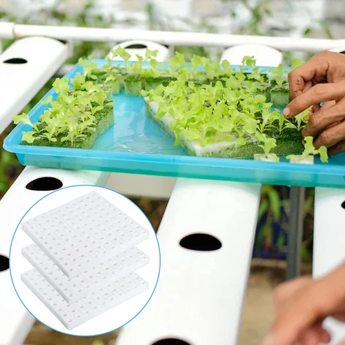 Miniatura 3 de 600 esponjas hidropónicas, herramienta de jardinería, cultivo sin suelo, esponjas de plántulas, esponja de cultivo invernadero para crecimiento