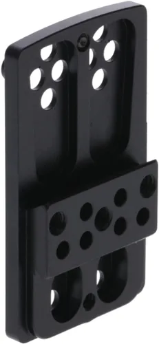 Miniatura 6 de TRUGLO Soporte de punto rojo pistola Placa de montaje de acero óptico de punto óptico de tiro táctico ligero duradero Montura RMR S&W M&P