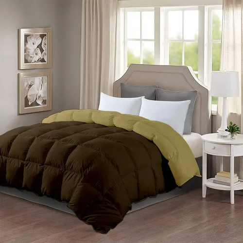 Miniatura 10 de Edredón reversible alternativo para todas las estaciones (negro y borgoña) tamaño California King 102 x 96 pulgadas, 1 edredón con pestañas