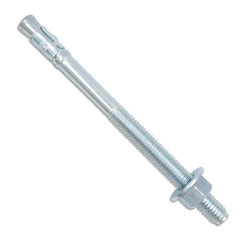 Miniatura 10 de Anclaje de cuña de 3/8" x 3-1/2", anclajes de hormigón chapados en zinc, sujetadores de pernos de expansión resistentes para ladrillos/bloques
