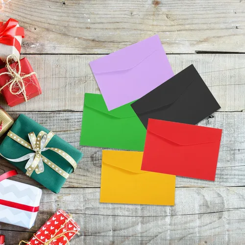 Miniatura 6 de PATIKIL Mini sobres, paquete de 24 mini sobres para tarjetas de regalo, tarjetas de visita para tarjetas de notas pequeñas, felicitación, boda