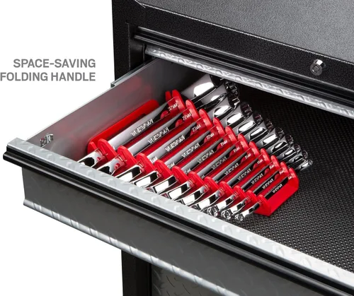 Miniatura 9 de TEKTON WBE24411 - Juego de llaves de extremo de caja con soporte de 45 grados, 11 unidades (6-32 mm)