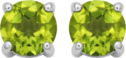Miniatura 59 de Amazon Essentials Aretes redondos de plata de ley con piedra natal (anteriormente colección Amazon)
