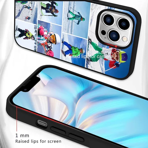 Miniatura 2 de Funda de teléfono con fotos personalizadas compatible con iPhone 17/17 Air/16/15/14/13/12/11 Pro Max/Mimi/Xs Max/Xr/7/8 Plus/Samsung Galaxy 7