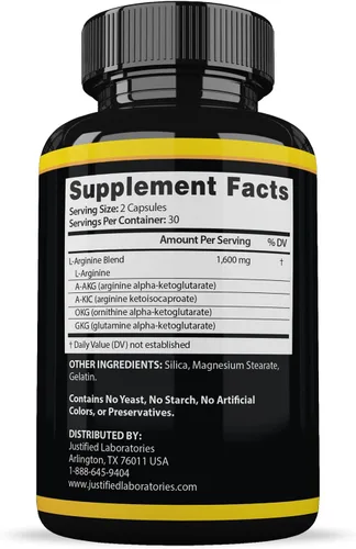 Miniatura 4 de Sizegenix Max 1600 mg Advanced Men's Health Formula 300 cápsulas (paquete de 5)