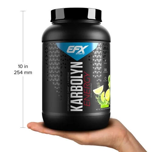 Miniatura 9 de EFX Sports Karbolyn Energy Polvo de carbohidratos de rendimiento + cafeína Carga de carbohidratos y energiza 250 mg de cafeína Sin azúcar