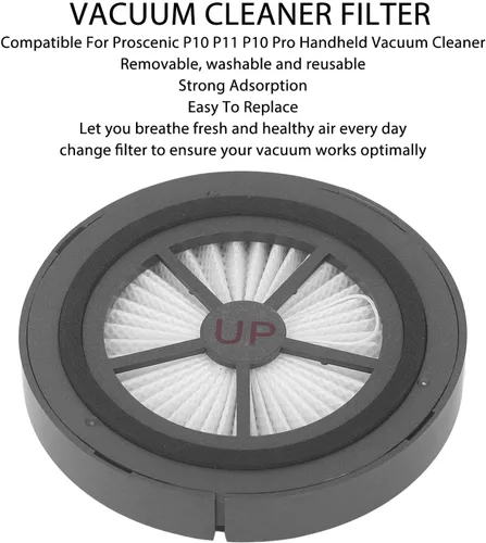 Miniatura 2 de TOPINCN Filtro compatible con P11 Pro Aspirador de mano Eficiente Filtración Reemplazo Accesorios de Aspiradora